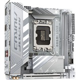 GIGABYTE B860I AORUS PRO ICE Scheda madre - CPU Intel Core Ultra, VRM a 8+1+2+1 fasi, fino a 9200MHz DDR5, 1xPCIe 5.0 + 1xPCIe 4.0 M.2, LAN 2,5 GbE, WIFI 7, Thunderbolt 4 argento, VRM a 8+1+2+1 fasi, fino a 9200MHz DDR5, 1xPCIe 5.0 + 1xPCIe 4.0 M.2, LAN 2,5 GbE, WIFI 7, Thunderbolt 4, Intel, LGA 1851 (Socket V1), Intel Core Ultra (Serie 1), Intel Core Ultra (Series 2), LGA 1851, DDR5-SDRAM, 128 GB