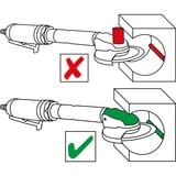 Hazet Levigatrice di profondità 9033P-8, Smerigliatrice Nero