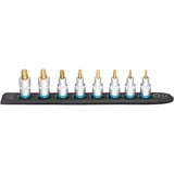 Hazet SmartRail 1/2" set di inserti per chiave a bussola, dodici facce, 8 pezzi, chiave combinata   Nero