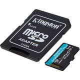 Kingston Scheda microSDXC Canvas Go Plus Gen4 200MB/s A2 U3 V30 da 1 TB + adattatore, Scheda di memoria Nero, 1 TB, MicroSD, Classe 10, UHS-I, 200 MB/s, 160 MB/s