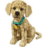 LEGO Icone cucciolo di Golden Retriever, Giochi di costruzione 