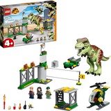 LEGO Jurassic World La fuga del T. rex Set da costruzione, 4 anno/i, Plastica, 140 pz, 620 g