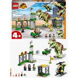LEGO La fuga del T. rex, Giochi di costruzione Set da costruzione, 4 anno/i, Plastica, 140 pz, 620 g