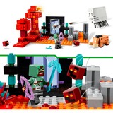 LEGO Minecraft Agguato nel portale del Nether, Giochi di costruzione Set da costruzione, 8 anno/i, Plastica, 352 pz, 559 g