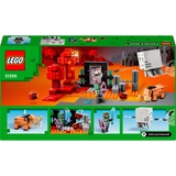 LEGO Minecraft Agguato nel portale del Nether, Giochi di costruzione Set da costruzione, 8 anno/i, Plastica, 352 pz, 559 g