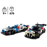 LEGO Speed Champions Auto da corsa BMW M4 GT3 e BMW M Hybrid V8, Giochi di costruzione Set da costruzione, 9 anno/i, Plastica, 676 pz, 789 g