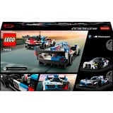LEGO Speed Champions Auto da corsa BMW M4 GT3 e BMW M Hybrid V8, Giochi di costruzione Set da costruzione, 9 anno/i, Plastica, 676 pz, 789 g
