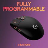 Logitech G305 mouse Mano destra RF senza fili + Bluetooth Ottico 12000 DPI, Mouse da gioco Nero, Mano destra, Ottico, RF senza fili + Bluetooth, 12000 DPI, 400 fps, Nero