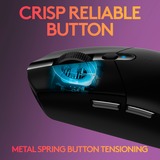 Logitech G305 mouse Mano destra RF senza fili + Bluetooth Ottico 12000 DPI, Mouse da gioco Nero, Mano destra, Ottico, RF senza fili + Bluetooth, 12000 DPI, 400 fps, Nero