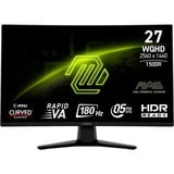 MSI MAG 274CQFDE Monitor PC 68,6 cm (27") 2560 x 1440 Pixel Wide Quad HD Nero, Monitor di gioco Nero, 68,6 cm (27"), 2560 x 1440 Pixel, Wide Quad HD, 0,5 ms, Nero