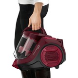 Rowenta Swift Power RO2933 aspirapolvere a traino A cilindro 750 W Senza sacchetto rosso, 750 W, A cilindro, Senza sacchetto, Ciclonico, 77 dB, Nero, Borgogna