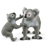 Schleich WILD LIFE Koala Mother and Baby 3 anno/i, Verde, Grigio