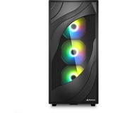 Sharkoon Rebel C80G RGB, Chassis Tower Nero