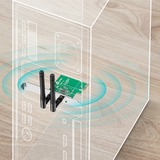 TP-Link TL-WN881ND scheda di rete e adattatore Interno WLAN 300 Mbit/s, Adattatore Wi-Fi Interno, Wireless, PCI Express, WLAN, 300 Mbit/s, Verde