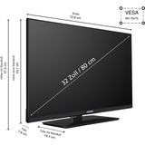 Telefunken XF32AN750M, Televisore LED Nero