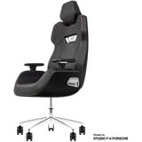 Thermaltake ARGENT E700 Sedia da gaming per PC Nero, Sedili di gioco Nero, Sedia da gaming per PC, 150 kg, 170 cm, 190 cm, Argento, Alluminio