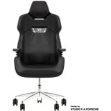 Thermaltake ARGENT E700 Sedia da gaming per PC Nero, Sedili di gioco Nero, Sedia da gaming per PC, 150 kg, 170 cm, 190 cm, Argento, Alluminio