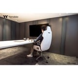 Thermaltake ARGENT E700 Sedia da gaming per PC Nero, Sedili di gioco Nero, Sedia da gaming per PC, 150 kg, 170 cm, 190 cm, Argento, Alluminio