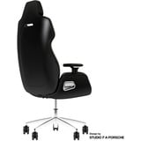 Thermaltake ARGENT E700 Sedia da gaming per PC Nero, Sedili di gioco Nero, Sedia da gaming per PC, 150 kg, 170 cm, 190 cm, Argento, Alluminio