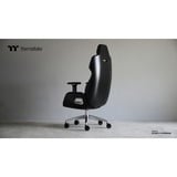 Thermaltake ARGENT E700 Sedia da gaming per PC Nero, Sedili di gioco Nero, Sedia da gaming per PC, 150 kg, 170 cm, 190 cm, Argento, Alluminio