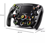 Thrustmaster Formula Wheel Add-On Ferrari SF-25 Edition, Sostituzione volante Nero, Volante da corsa, Nero, Fibra di carbonio, 10,9 cm (4.3"), Thrustmaster T818, Thrustmaster T598, 280 mm