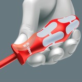 Wera 3160 i/7 Set di cacciaviti Kraftform Plus, acciaio inossidabile + supporto, Cacciavite rosso/Blu