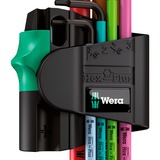 Wera 950/7 Hex-Plus Multicolour Magnet 1 set di chiavi a brugola, 7 pezzi, Cacciavite 