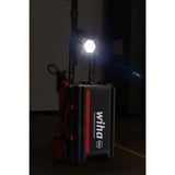Wiha Faretto da cantiere a batteria 30 watt, Riflettore di costruzione Nero/Rosso