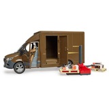 bruder MB Sprinter UPS con autista e accessori, Veicolo modello marrone