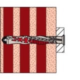 fischer DuoXpand 8x100 T, 562150 grigio chiaro/Rosso