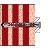 fischer DuoXpand 8x100 T, 562150, Tassello grigio chiaro/Rosso