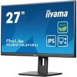 iiyama ProLite XUB2763HSU-B1 Monitor PC 68,6 cm (27") 1920 x 1080 Pixel Full HD LED Nero, Monitor LED Nero (opaco), 68,6 cm (27"), 1920 x 1080 Pixel, Full HD, LED, 3 ms, Nero