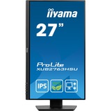 iiyama ProLite XUB2763HSU-B1 Monitor PC 68,6 cm (27") 1920 x 1080 Pixel Full HD LED Nero, Monitor LED Nero (opaco), 68,6 cm (27"), 1920 x 1080 Pixel, Full HD, LED, 3 ms, Nero