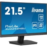 iiyama XU2293HSU-B7, Monitor LED Nero (opaco)
