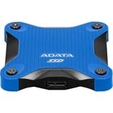 ADATA SD620 2 TB Micro-USB B 3.2 Gen 2 (3.1 Gen 2) Nero, Blu, Disco a stato solido blu, 2 TB, Micro-USB B, 3.2 Gen 2 (3.1 Gen 2), 520 MB/s, 10 Gbit/s, Nero, Blu