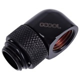 Alphacool 17217 parte e accessorio del sistema di raffreddamento del computer Guarnizione Nero, Guarnizione, Ottone, Nero, 1/4", 90°, 32,2 mm