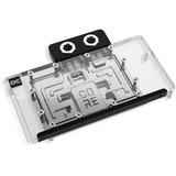 Alphacool Core RX 9070 XT Hellhound + Pure, Raffreddamento ad acqua trasparente/cromo