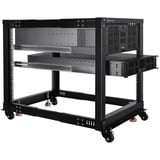 Alphacool Rack server a telaio aperto ES 19", Chassis server rack Nero
