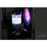 Alphacool Serbatoio di compensazione Core 100 Aurora D5/VPP Acetal/Acrilico, Serbatoio di espansione Nero