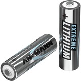 Ansmann Extreme Lithium AA Mignon Batteria monouso Litio argento, Batteria monouso, Litio, 4 pz, 10 anno/i, Argento, -40 - 60 °C