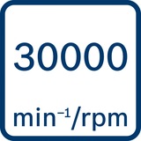 Bosch GCU 18V-30 PROFESSIONAL 30000 Giri/min Nero, Blu, Rosso, Acciaio inox, Taglierina rotativa blu/Nero, Pistola avvitatrice, Maniglia dritta, 1/4", Nero, Blu, Rosso, Acciaio inox, Senza spazzola, IPX5