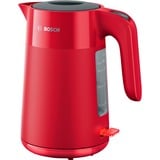Bosch TWK2M164 bollitore elettrico 1,7 L 2400 W Nero, Grigio, Rosso rosso, 1,7 L, 2400 W, Nero, Grigio, Rosso, Plastica, Indicatore del livello dell'acqua, Arresto di sicurezza contro il surriscaldamento