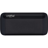 Crucial X8 2000 GB Nero Nero, 2000 GB, USB tipo-C, 3.2 Gen 2 (3.1 Gen 2), 1050 MB/s, Nero