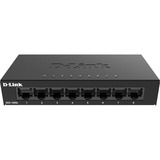 D-Link DGS-108GL Non gestito Gigabit Ethernet (10/100/1000) Nero Non gestito, Gigabit Ethernet (10/100/1000)