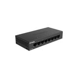 D-Link DGS-108GL Non gestito Gigabit Ethernet (10/100/1000) Nero, Interruttore Non gestito, Gigabit Ethernet (10/100/1000)