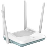 D-Link R15 router wireless Gigabit Ethernet Dual-band (2.4 GHz/5 GHz) Bianco Wi-Fi 6 (802.11ax), Dual-band (2.4 GHz/5 GHz), Collegamento ethernet LAN, Bianco, Router da tavolo