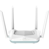 D-Link R15 router wireless Gigabit Ethernet Dual-band (2.4 GHz/5 GHz) Bianco Wi-Fi 6 (802.11ax), Dual-band (2.4 GHz/5 GHz), Collegamento ethernet LAN, Bianco, Router da tavolo