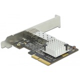 DeLOCK 89100 scheda di interfaccia e adattatore Interno PCIe, SFP+ PCIe, PCIe, SFP+, A basso profilo, PCIe 3.0, Acciaio inossidabile, PC