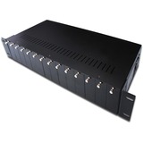 Digitus Case di conversione media a 14 Slot, Housing 85-265 VAC, 50/60 Hz, 1.2A, 5 V, 0 - 50 °C, -20 - 85 °C, 485 mm, 231 mm