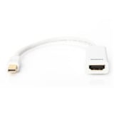 Digitus Cavo adattatore mini DisplayPort > HDMI, Full HD bianco